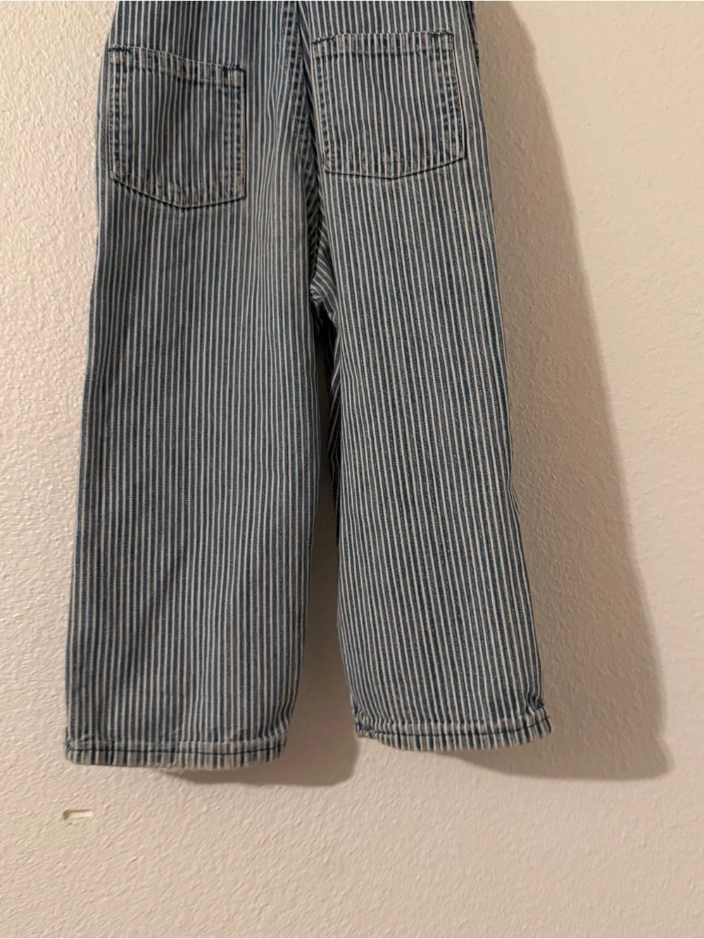 Vintage Oshkosh Overalls Striped Cotton Vestbak USA Boys Size 3T
